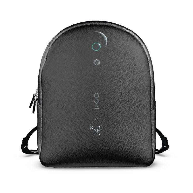 moon drop leather backpack