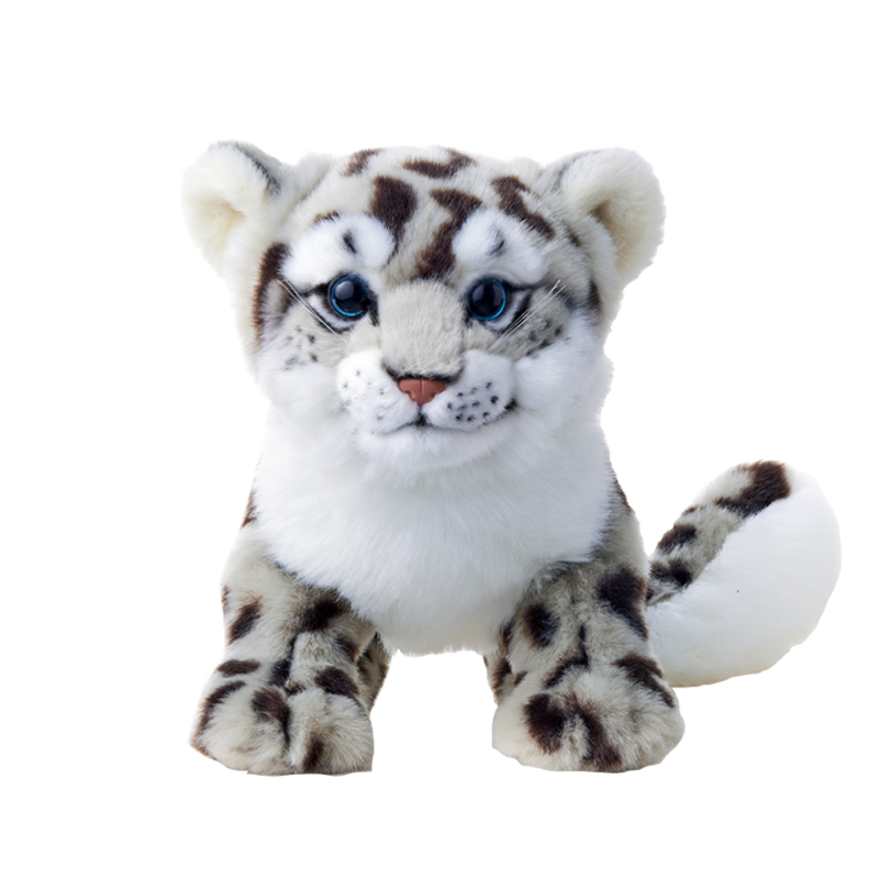 Snow Leopard Plush Cute Simulation Toy Doll