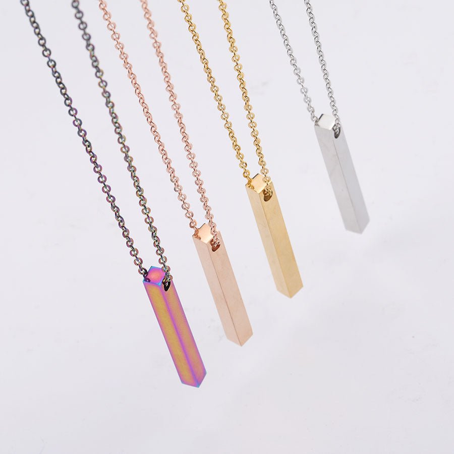 333D Bar Pendant - Who R We Collective - shop designer fashion and art