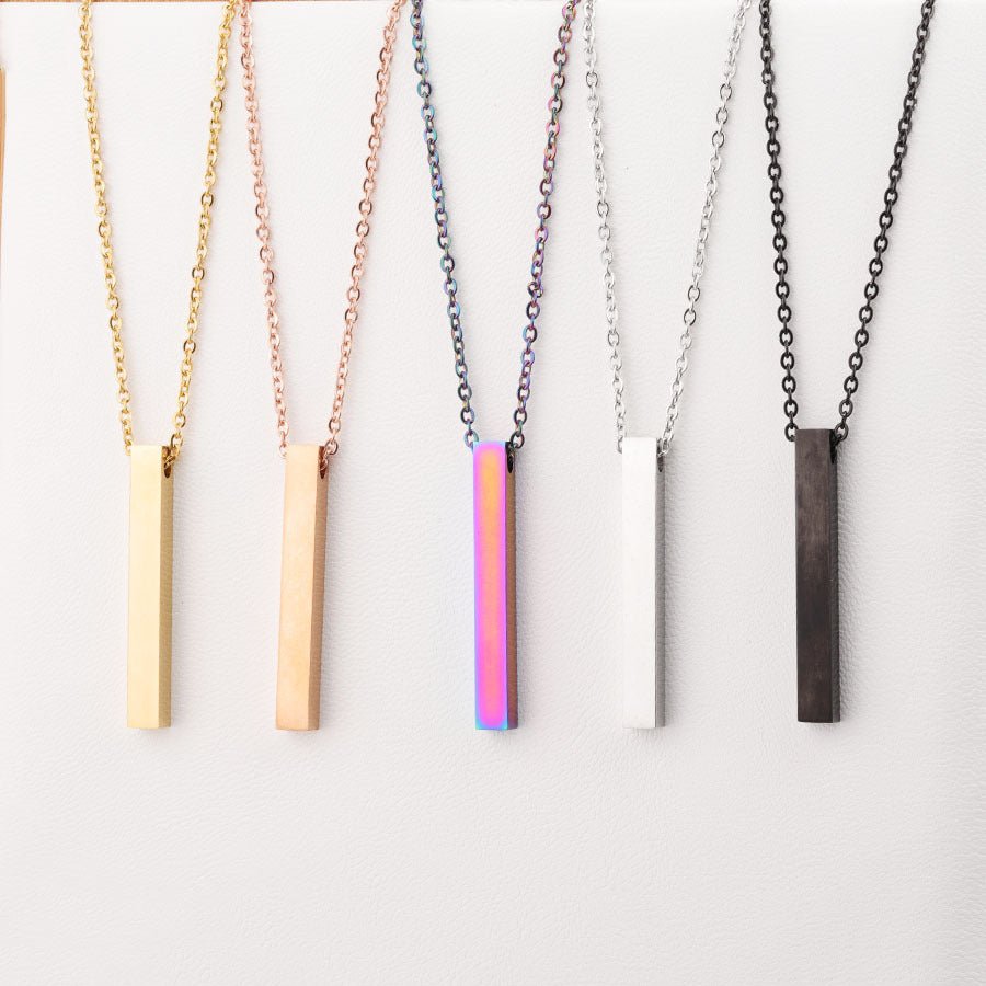 333D Bar Pendant - Who R We Collective - shop designer fashion and art