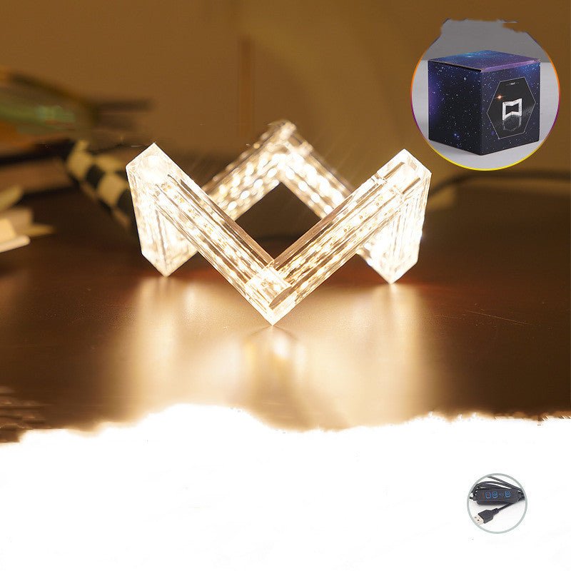 Acrylic Angular Bluetooth Lamp - Who R We Collective - shop designer fashion and art