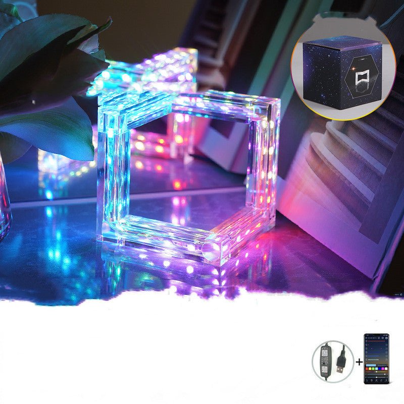 Acrylic Angular Bluetooth Lamp - Who R We Collective - shop designer fashion and art