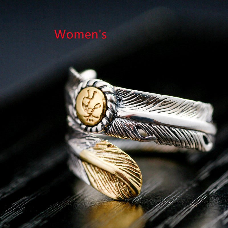Ancient Feather Accent Rings - Who R We Collective - shop designer fashion and art