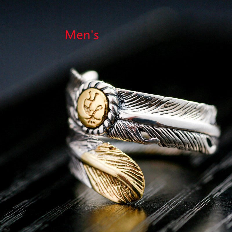Ancient Feather Accent Rings - Who R We Collective - shop designer fashion and art