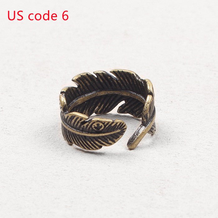 Ancient Feather Accent Rings - Who R We Collective - shop designer fashion and art