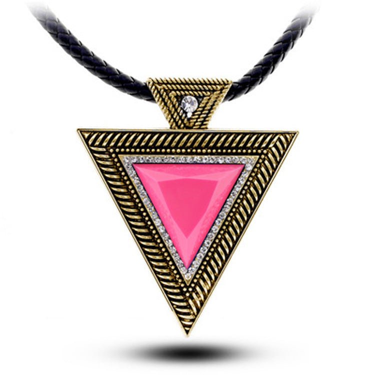 Ancient Pyramid Pendant - Who R We Collective - shop designer fashion and art