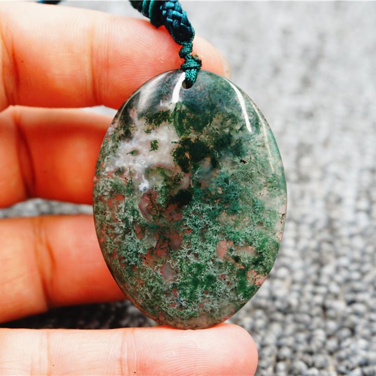 Aquatic Life Vision Agate Pendant - Who R We Collective - shop designer fashion and art