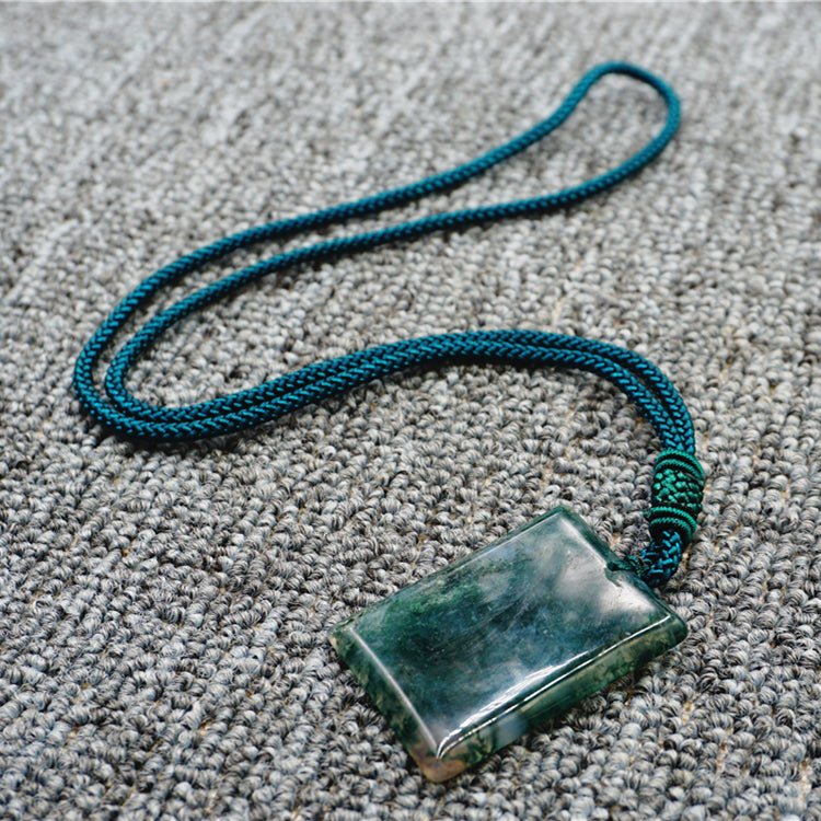 Aquatic Life Vision Agate Pendant - Who R We Collective - shop designer fashion and art