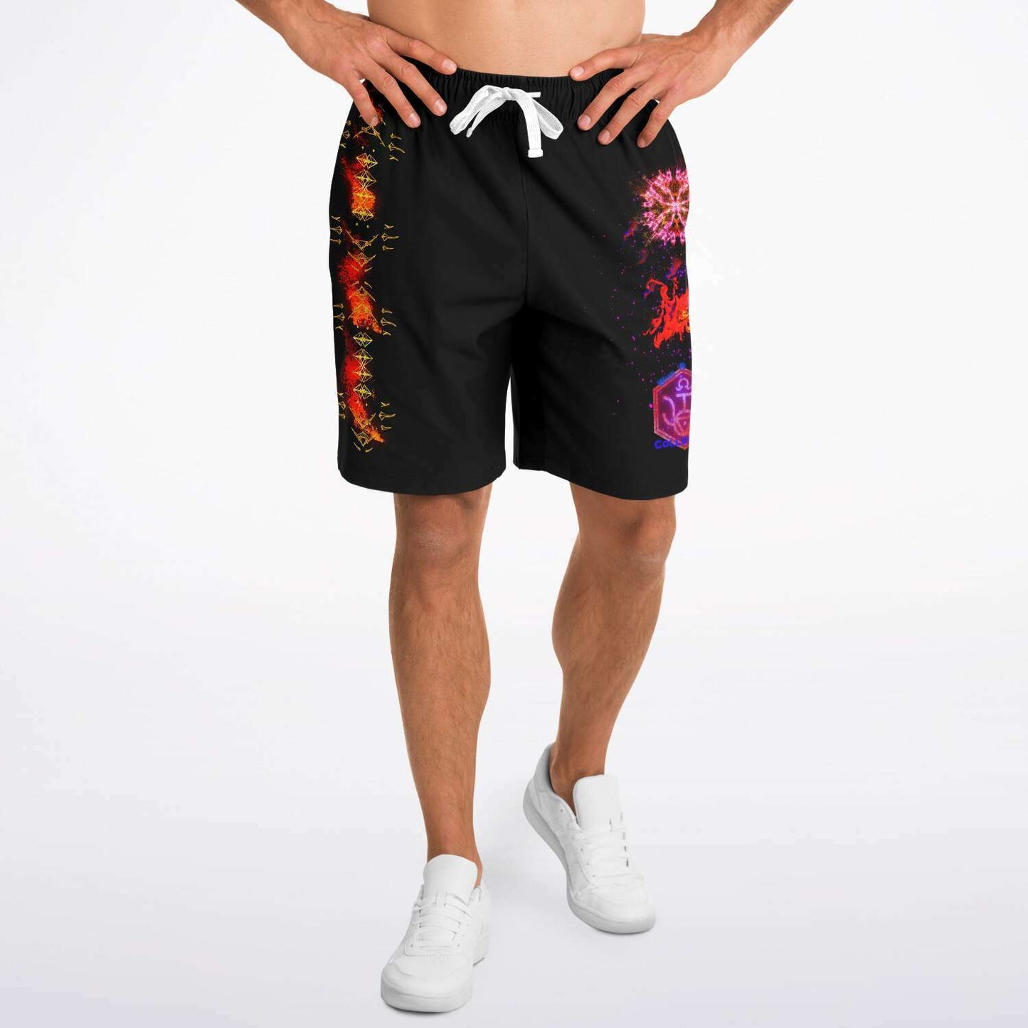 Taiga-Zoku (Prototype Line) "Crimson Amber Mystic" Shorts - Who R We Collective
