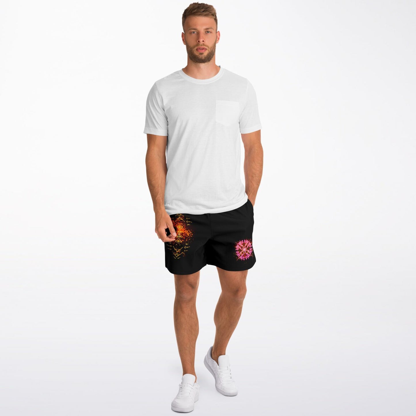 Taiga-Zoku (Prototype Line) "Amber Phoenix Sunrise" Shorts - Who R We Collective