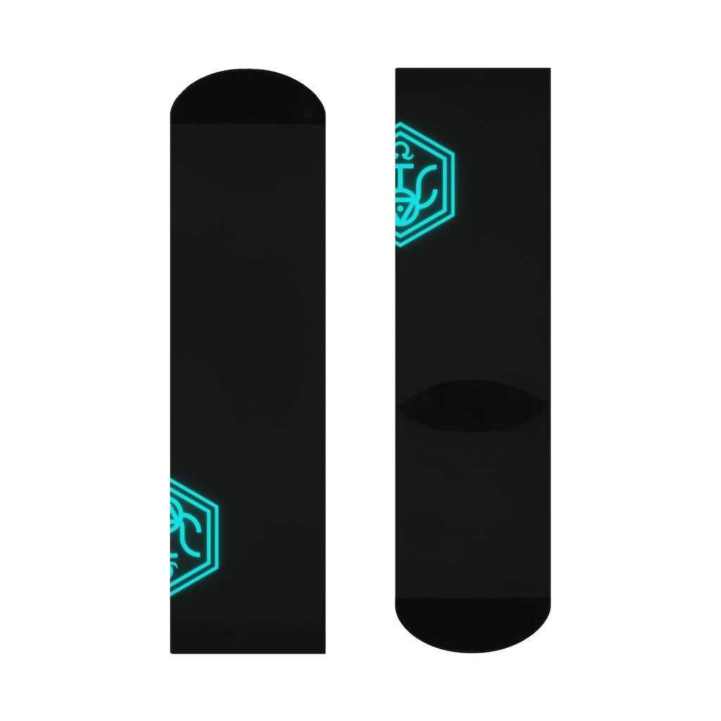 WRWC Everyday Glow Aura ~ 2022 Mid-Calf Socks - Who R We Collective