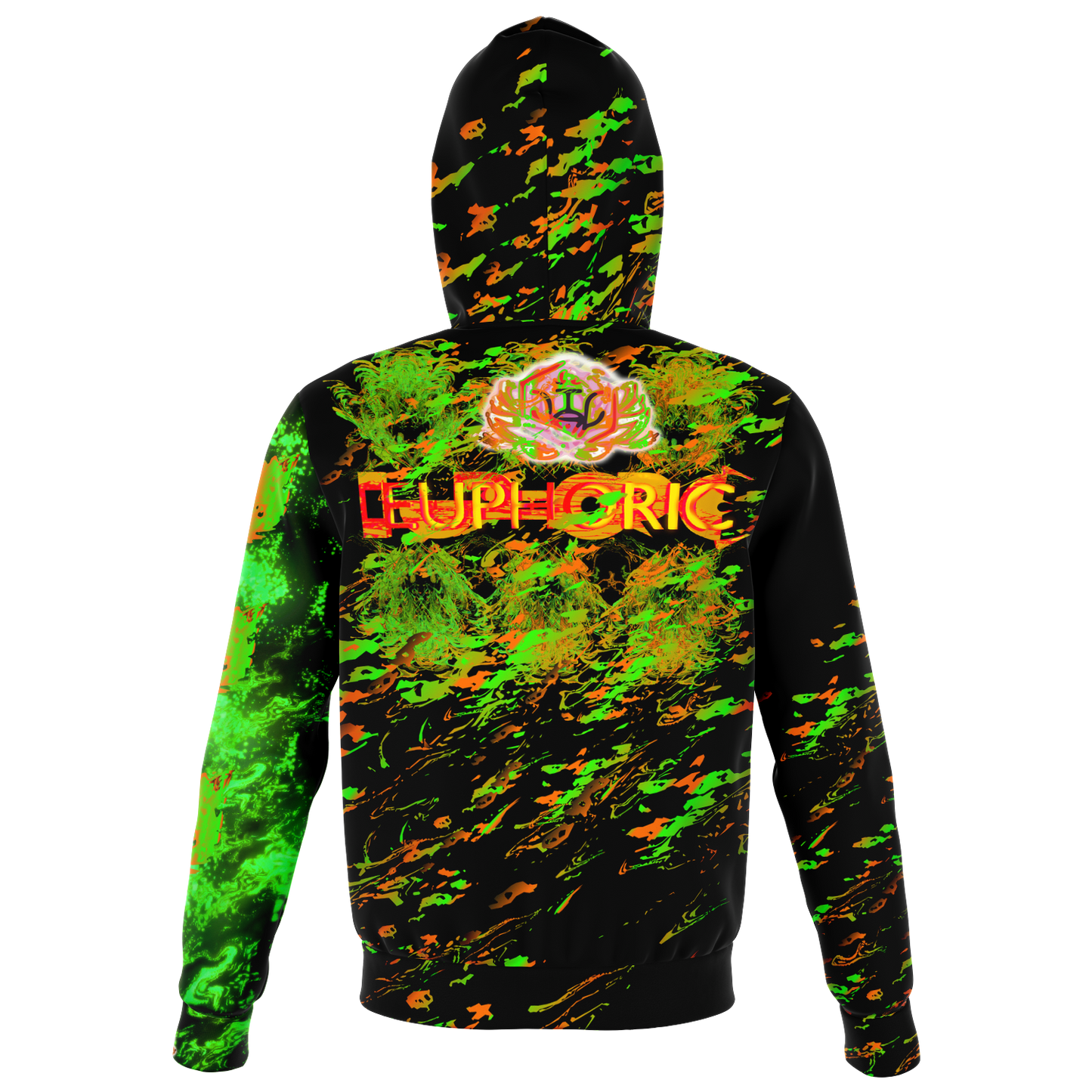 Euphoric ~ Platinum Pineapple Zip-Up Hoodie (Paradigm Shift) (Prototype) - Who R We Collective