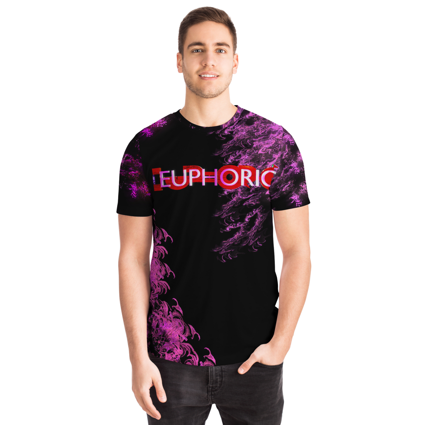 Euphoric ~ Strawberry T-Shirt Hoodie (Prototype) - Who R We Collective
