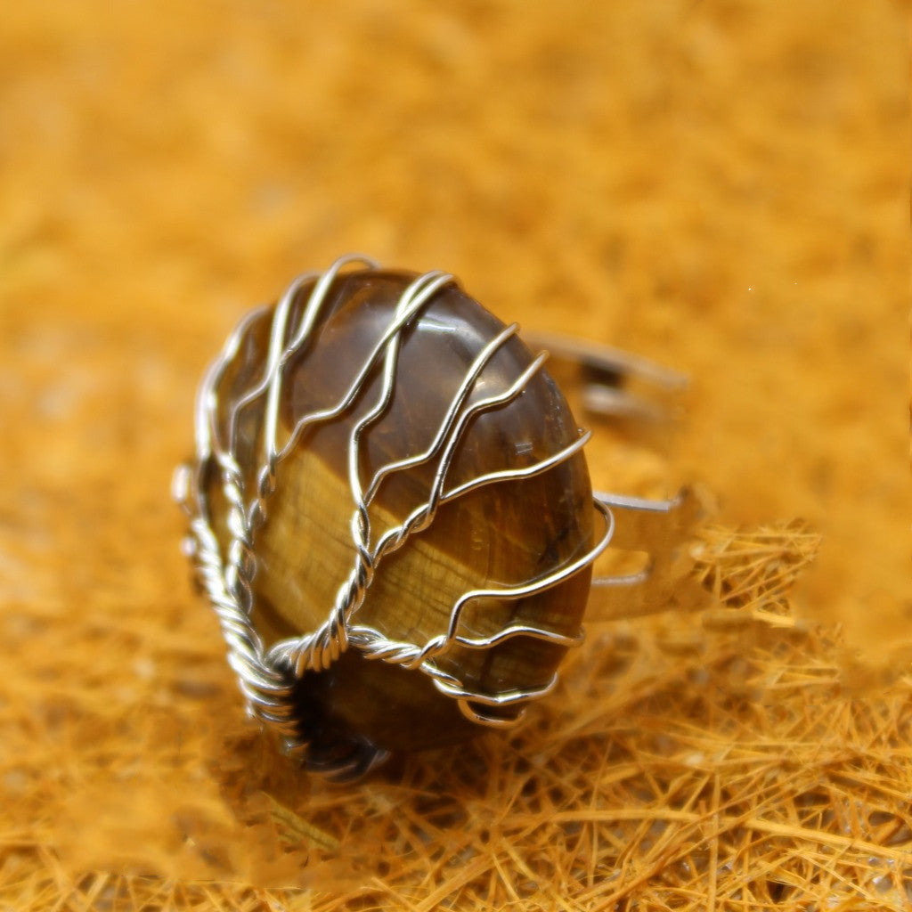 Tree of Life Adjustable Ring