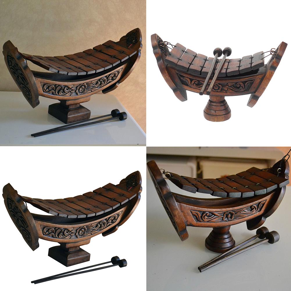 Instrumento musical de xilófono de mano