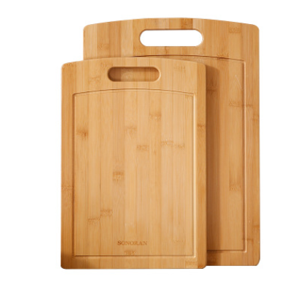 Tabla de cortar de bambú para cocina, tabla de cortar de bambú con moho grueso, tabla de cortar para el hogar