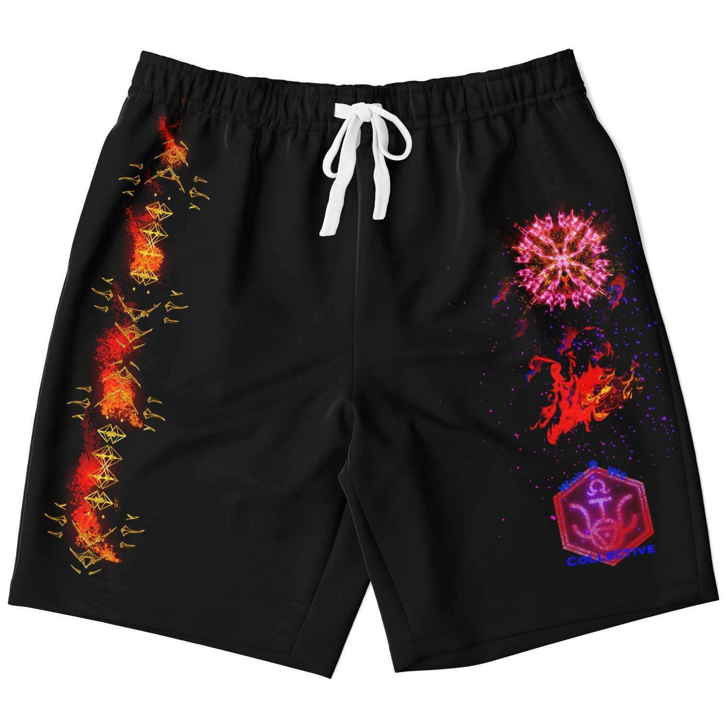 Taiga-Zoku (Prototype Line) "Crimson Amber Mystic" Shorts - Who R We Collective