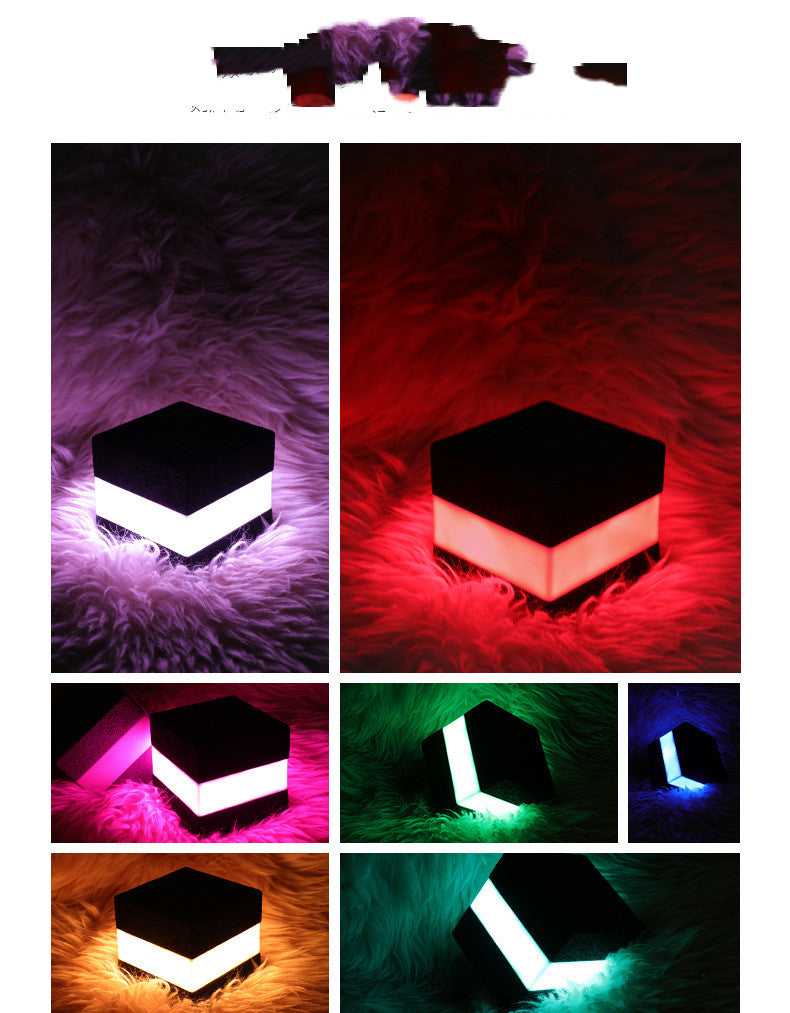 Monolith Cube Touch Lamp