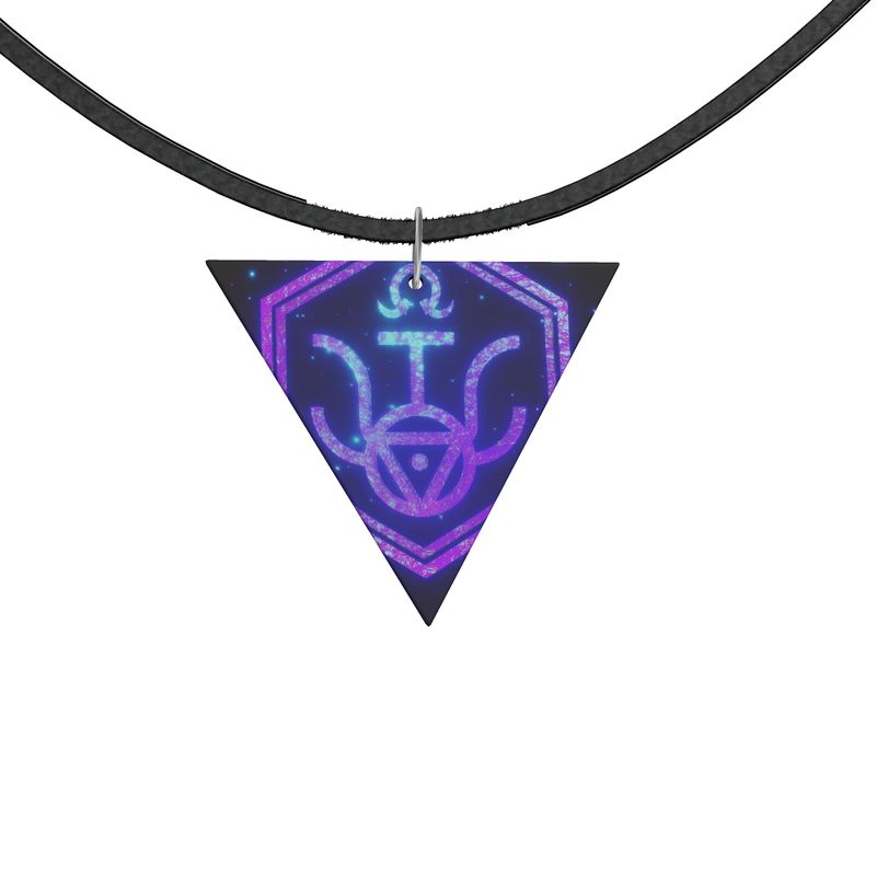 WRWC Geometric Wooden Pendant