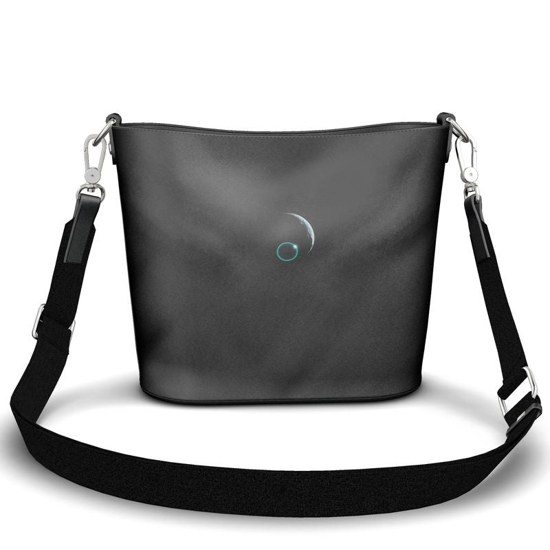 ムーンドロップ レザーバケットトート