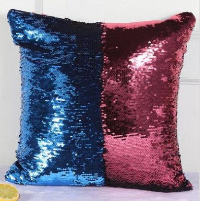 Funda de almohada con funda de refuerzo cifrada de doble color y doble color