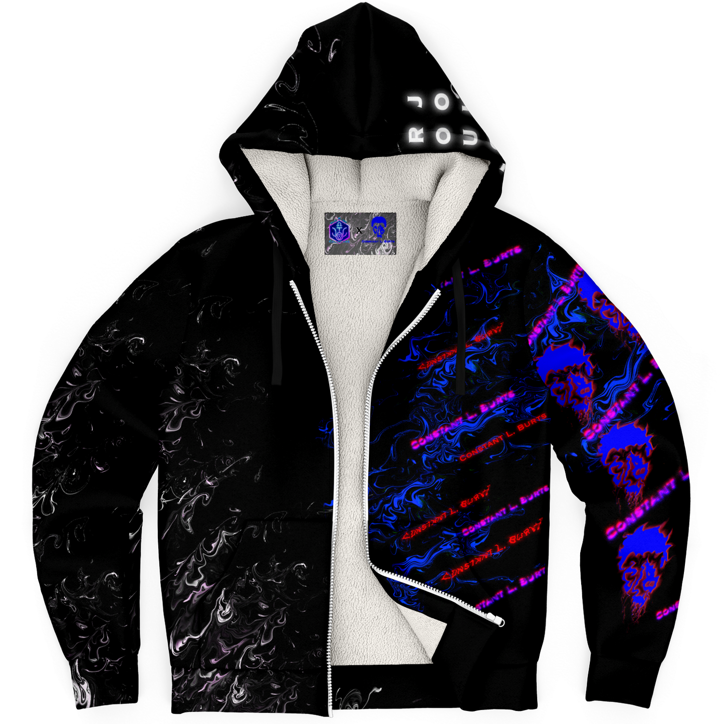 Constant L. Burts - Microfleece Zip-Hoodie - Who R We Collective