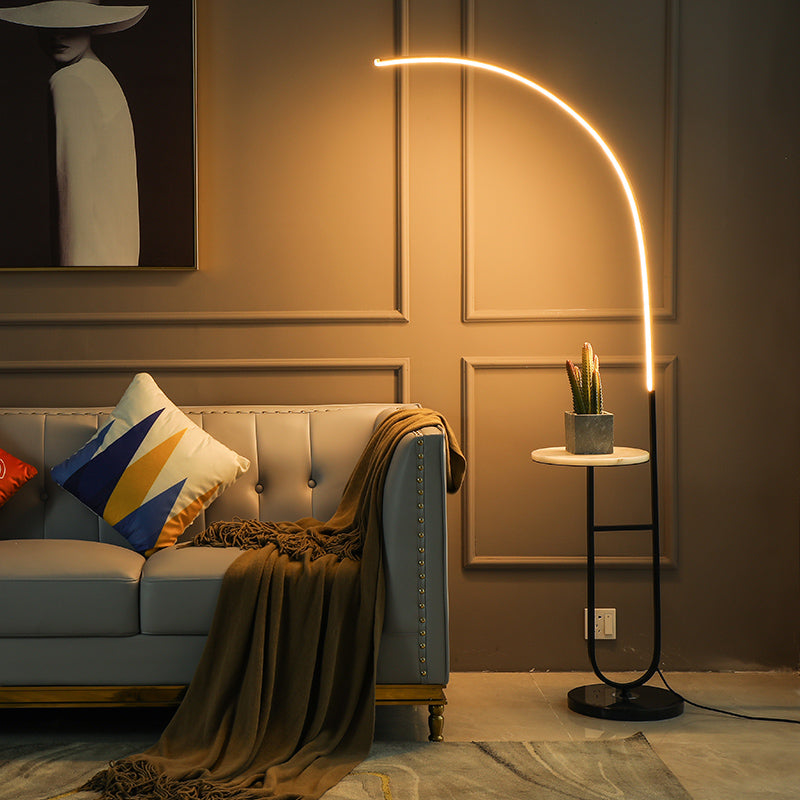 Ins Style Dormitorio Mesita de noche Lámpara de mesa vertical minimalista creativa