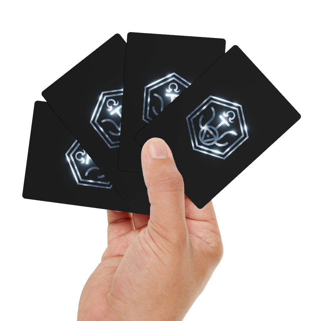 WRWC Signature Black ~ Classic Playing Cards - Who R We Collective