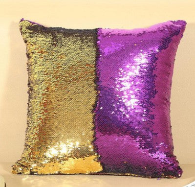 Funda de almohada con funda de refuerzo cifrada de doble color y doble color