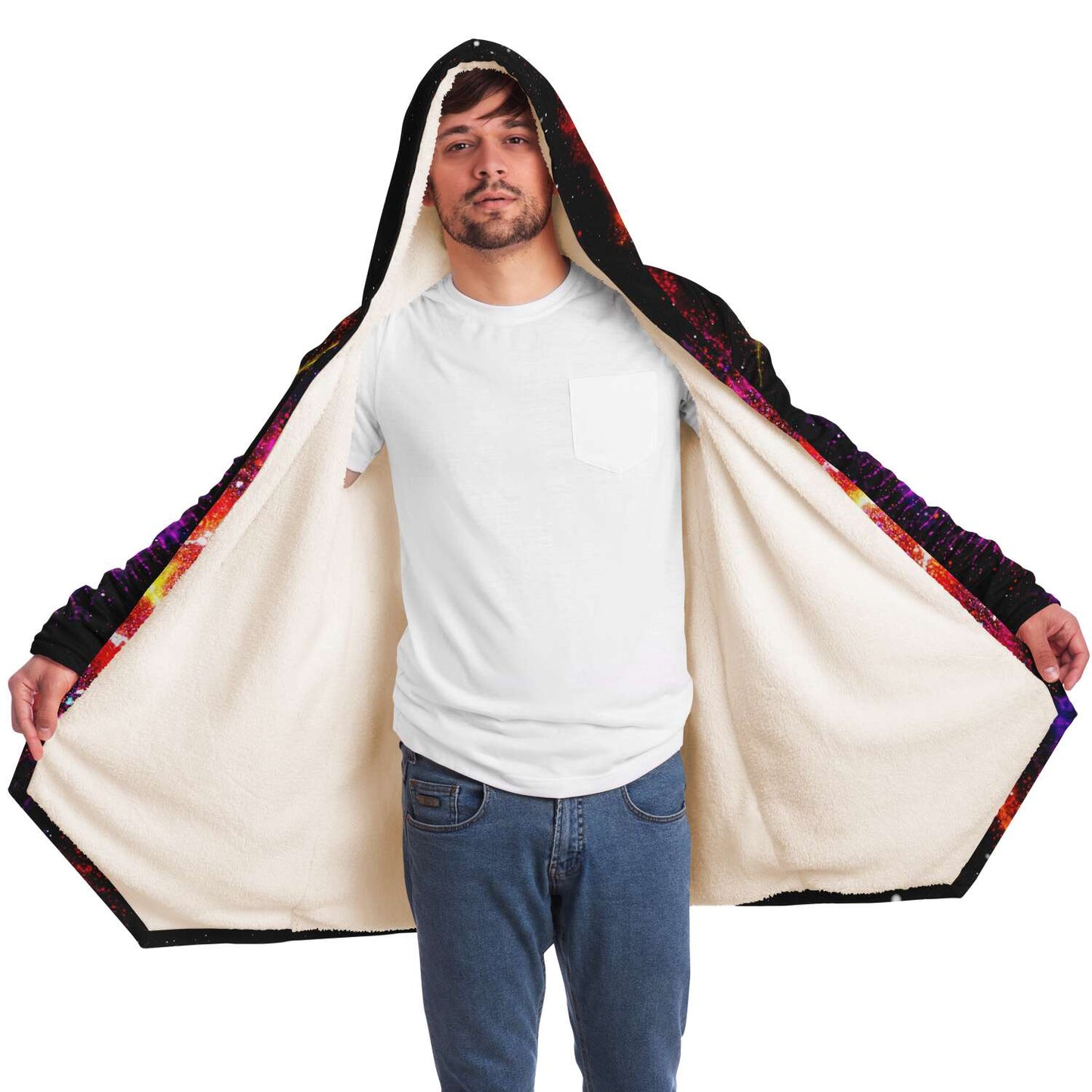 Inferno Vortex Sherpa Hoodie - Who R We Collective