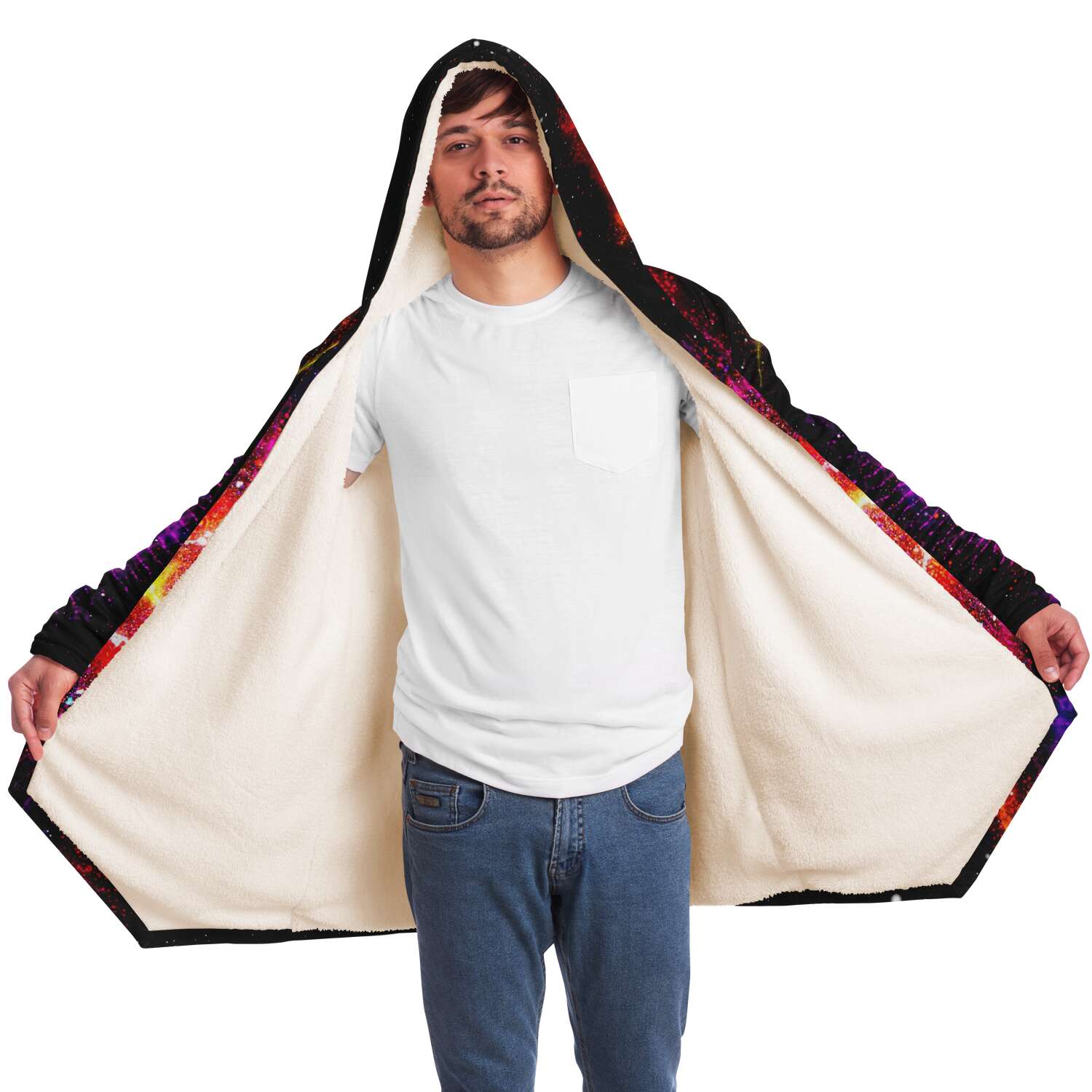 Inferno Vortex Sherpa Hoodie - Who R We Collective