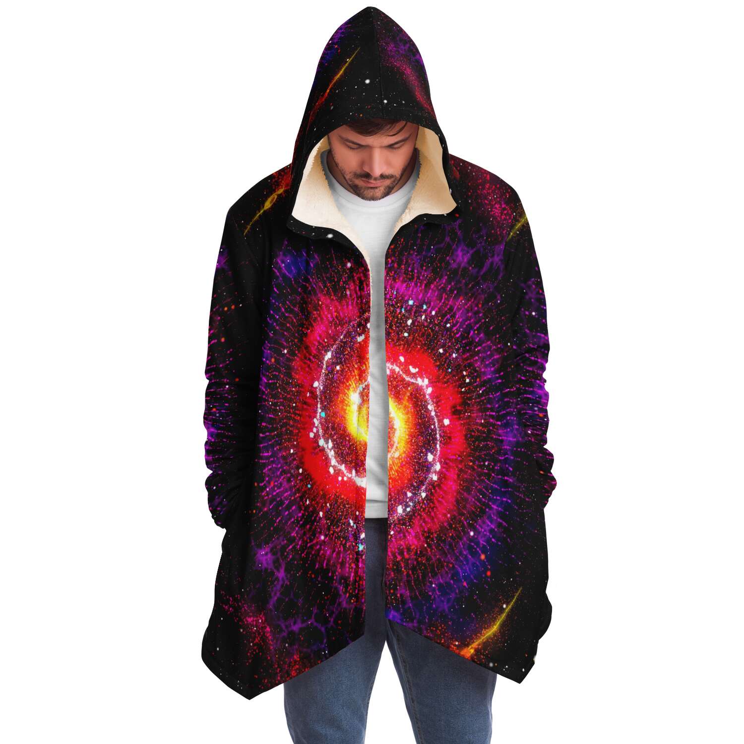 Inferno Vortex Sherpa Hoodie - Who R We Collective