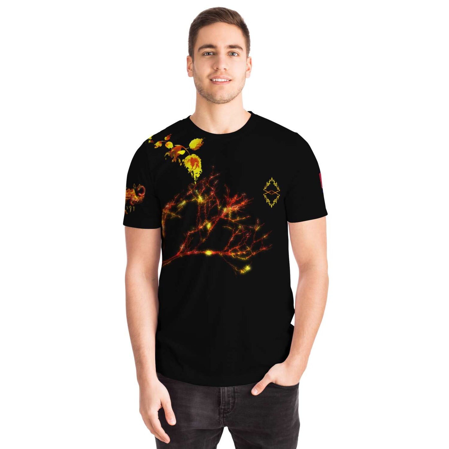 Taiga-Zoku (Prototype Line) "Amber Forest Midnight" T Shirt - Who R We Collective