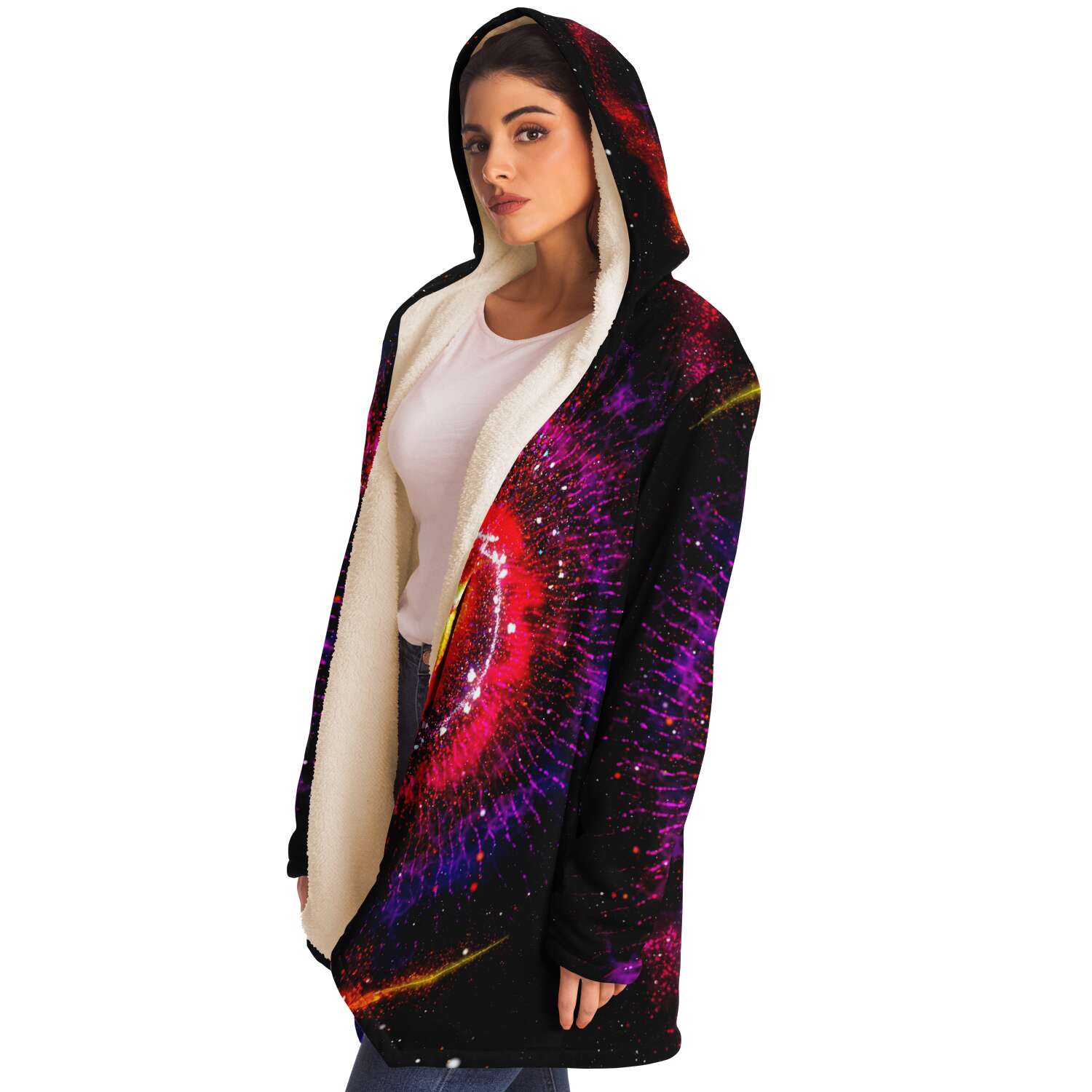 Inferno Vortex Sherpa Hoodie - Who R We Collective