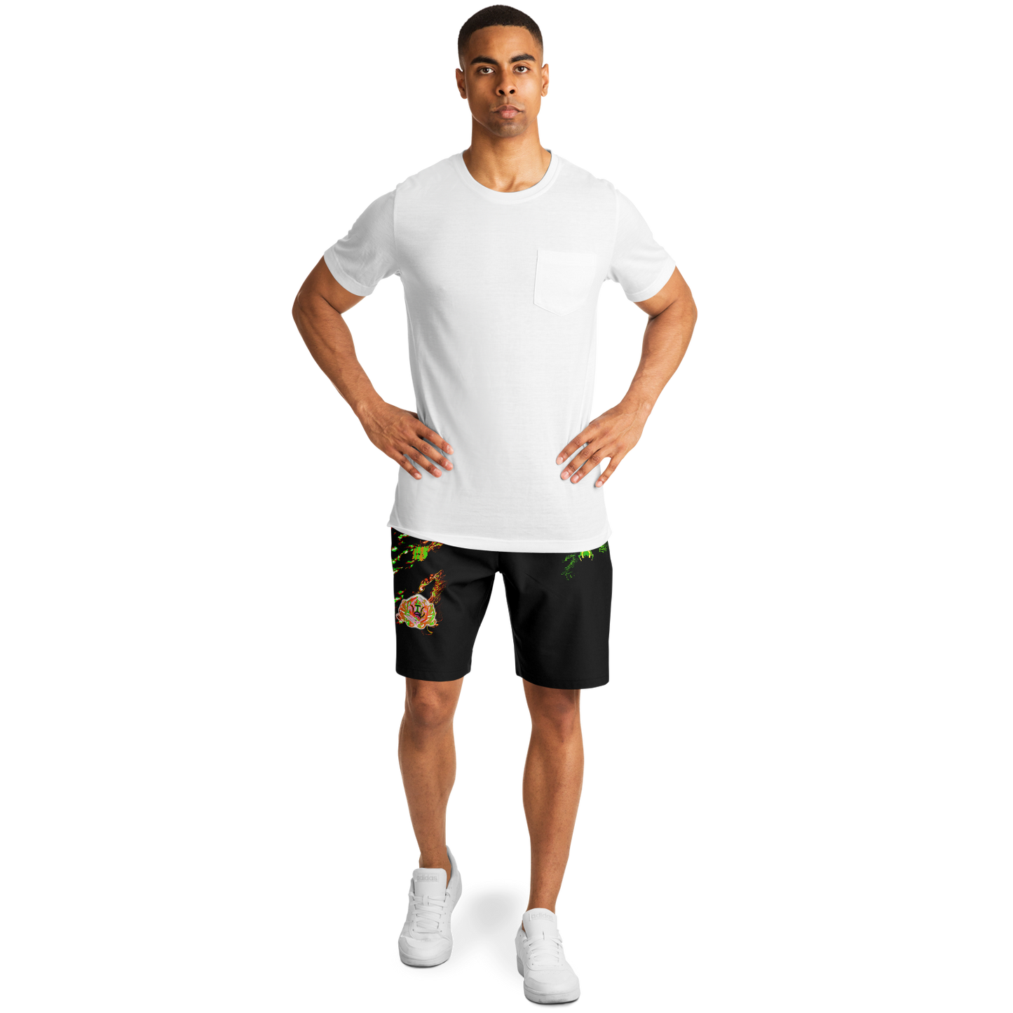 Euphoric ~ Platinum Pineapple Lifestyle Shorts - Who R We Collective