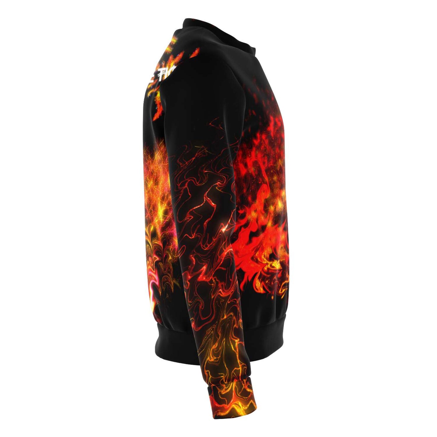 Taiga-zoku Sweatshirt (Amber Tiger Flame) - Who R We Collective
