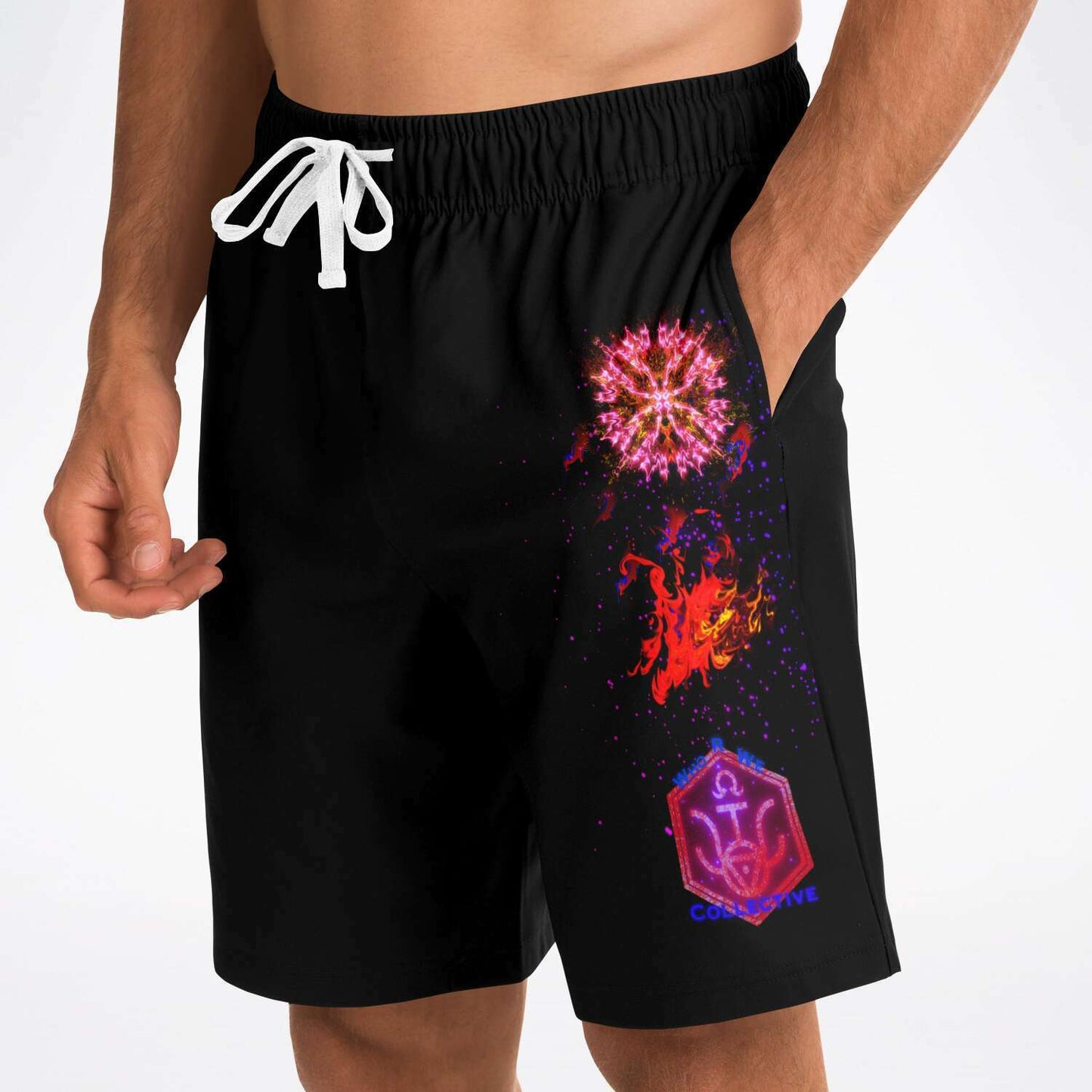 Taiga-Zoku (Prototype Line) "Crimson Amber Mystic" Shorts - Who R We Collective