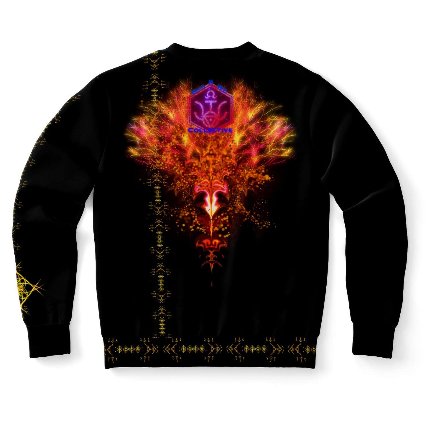 Taiga-Zoku (Prototype Line) " Amber Gold Eternity " Sweatshirt - Who R We Collective