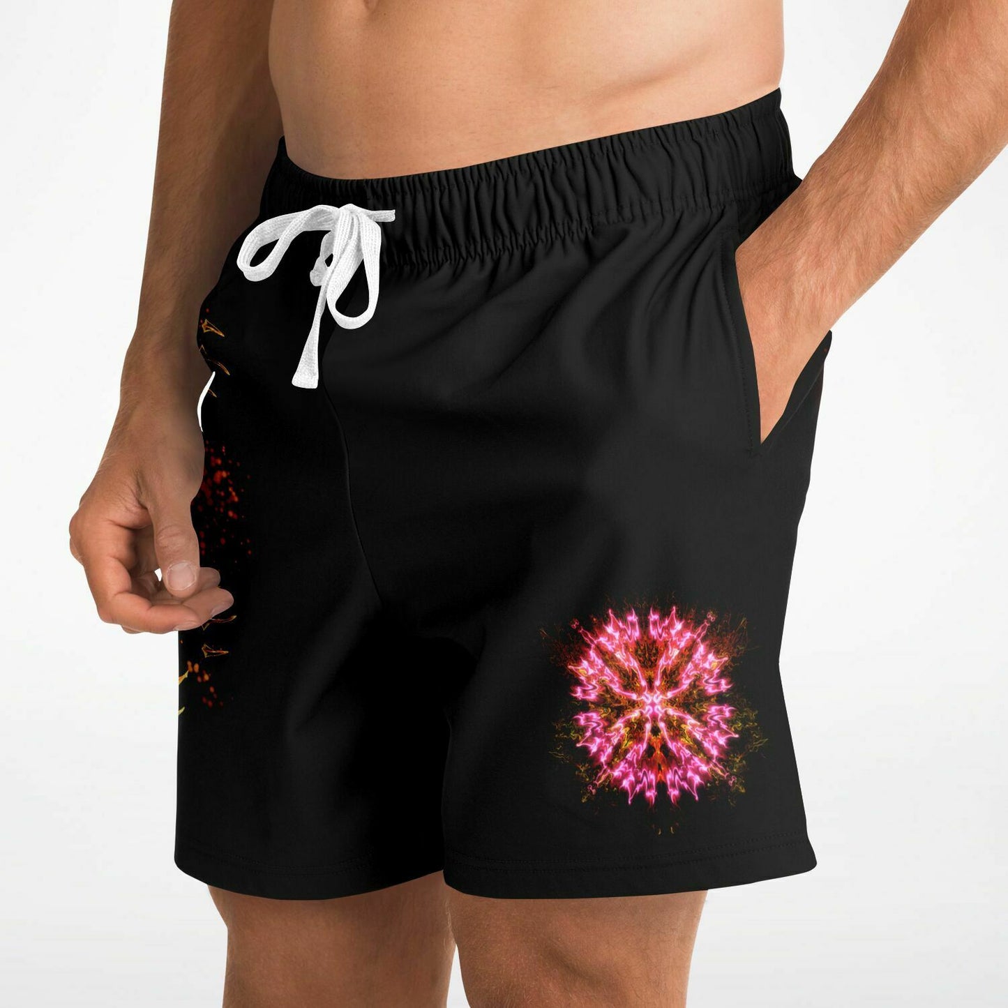 Taiga-Zoku (Prototype Line) "Amber Phoenix Sunrise" Shorts - Who R We Collective
