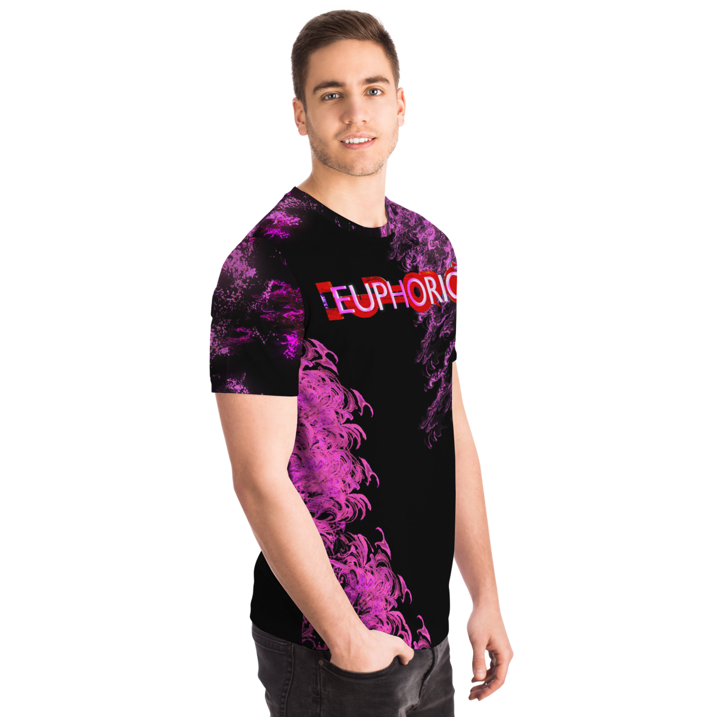 Euphoric ~ Strawberry T-Shirt Hoodie (Prototype) - Who R We Collective