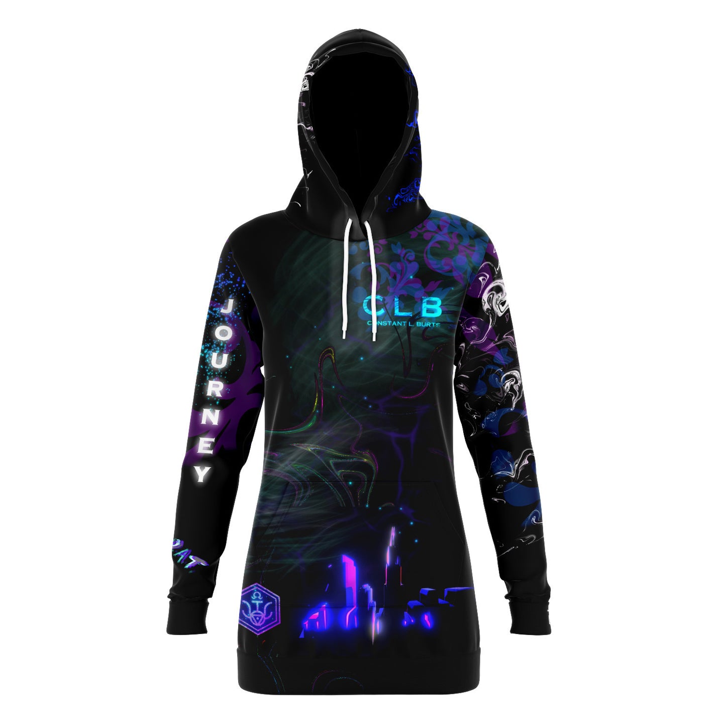 Constant L. Burts - Icon Longline Hoodie - Who R We Collective