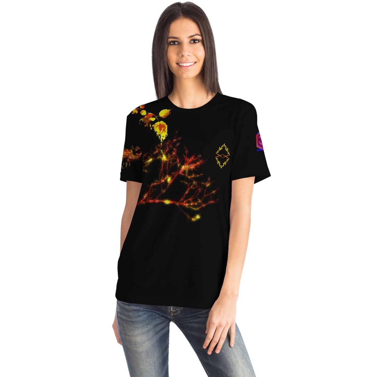 Taiga-Zoku (Prototype Line) "Amber Forest Midnight" T Shirt - Who R We Collective
