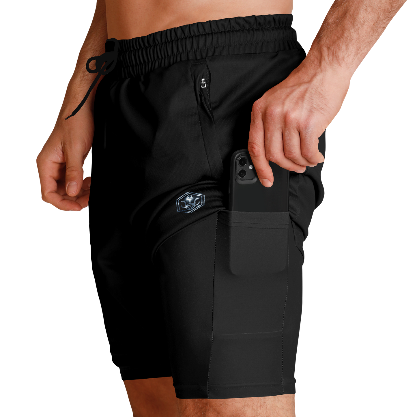 WRWC Signature Black ~ 2022 Dual-Layer Shorts - Who R We Collective