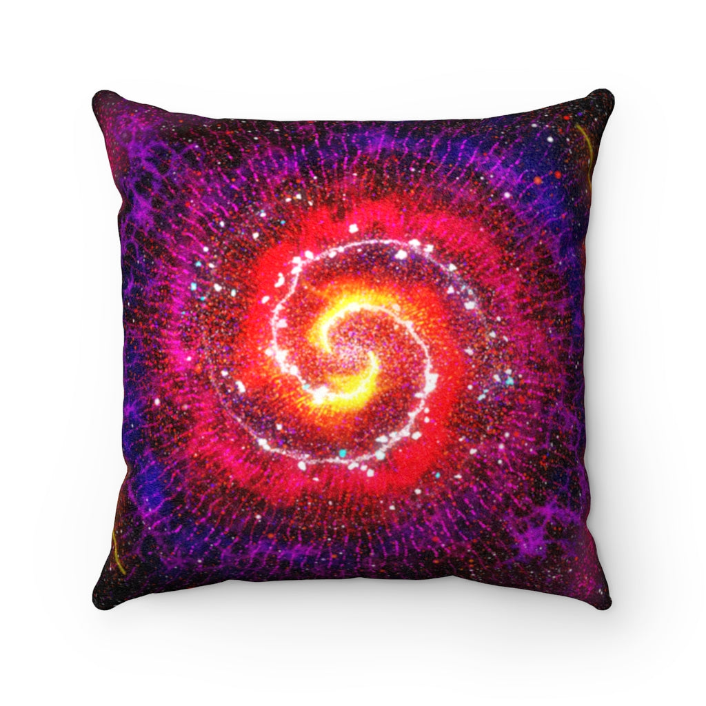 Inferno Vortex Suede Pillow Case - Who R We Collective