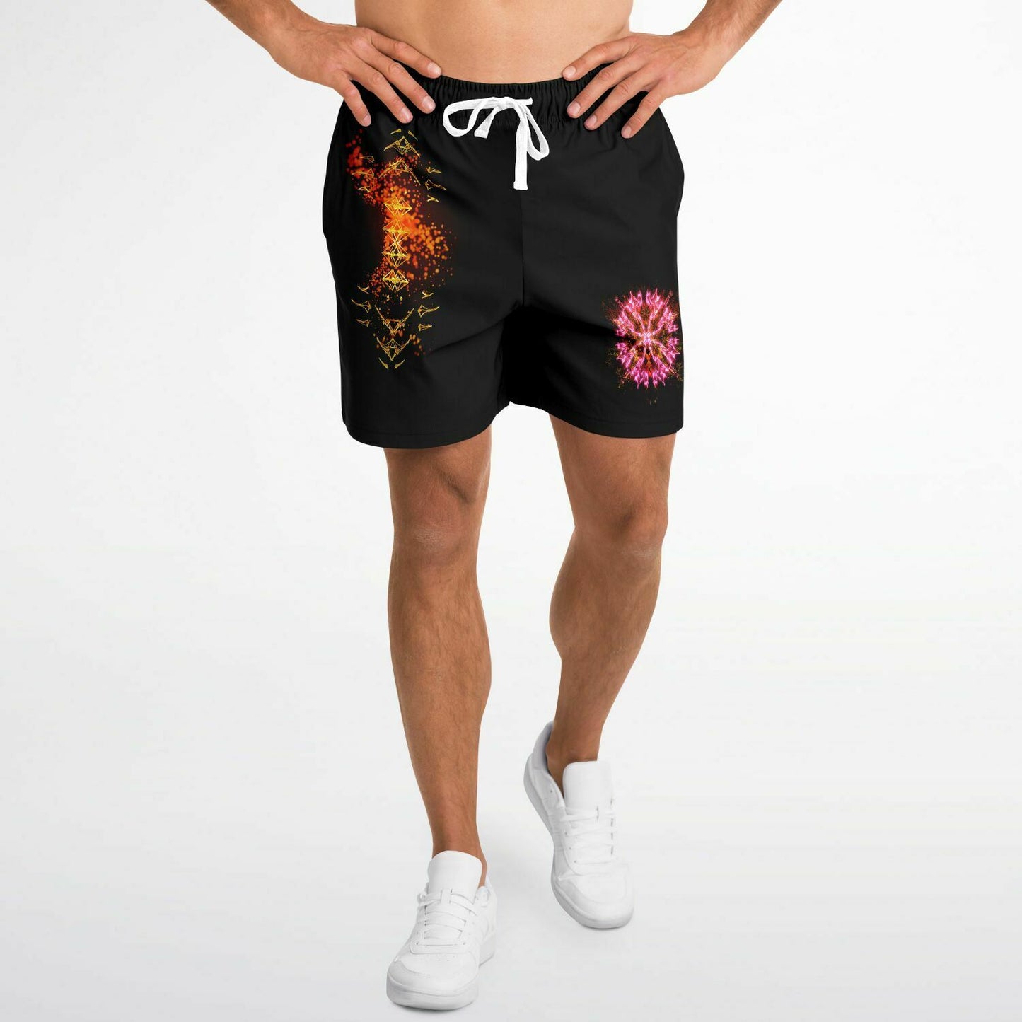 Taiga-Zoku (Prototype Line) "Amber Phoenix Sunrise" Shorts - Who R We Collective