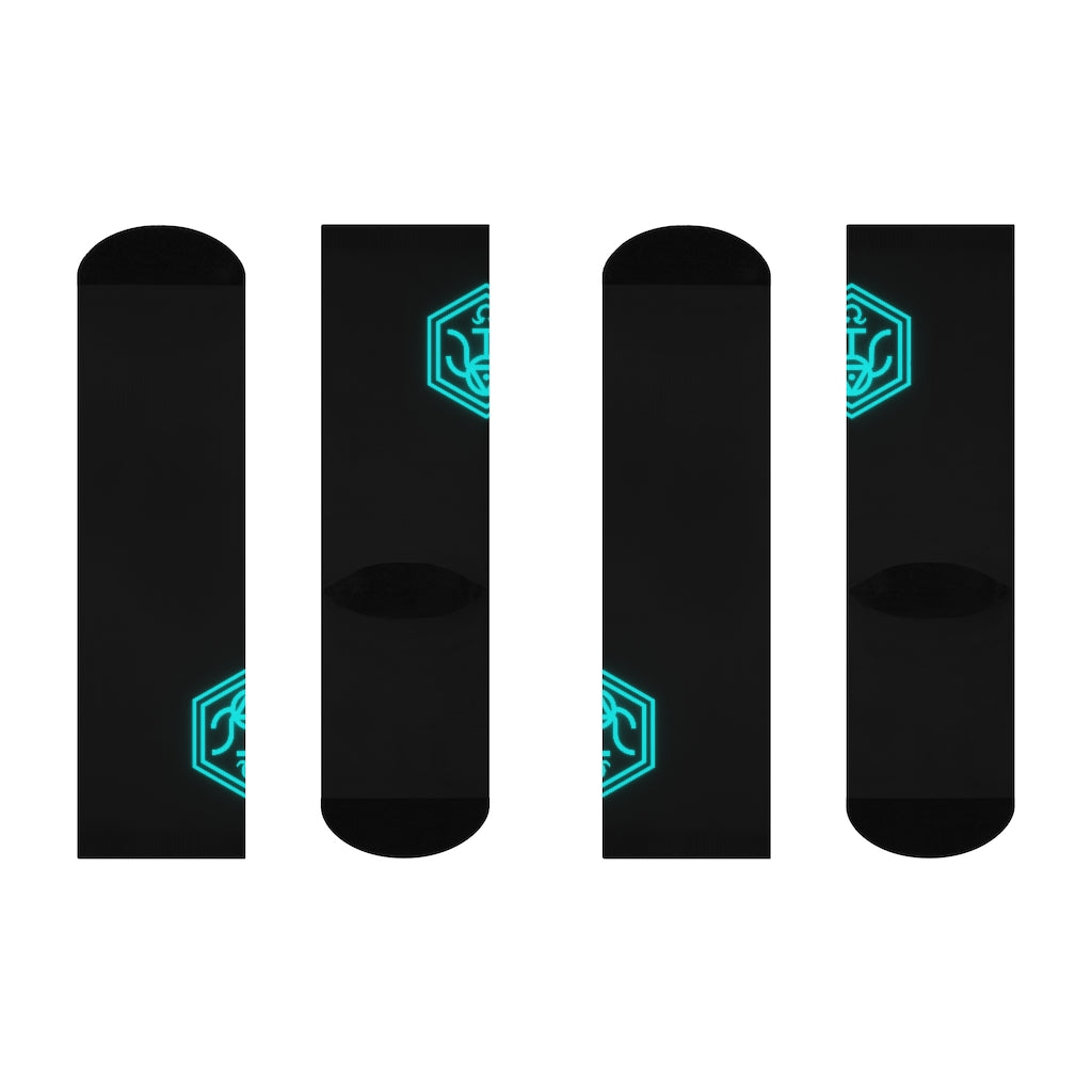 WRWC Everyday Glow Aura ~ 2022 Mid-Calf Socks - Who R We Collective
