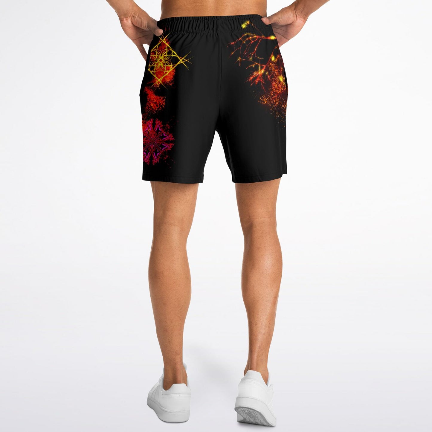 Taiga-Zoku (Prototype Line) "Amber Phoenix Sunrise" Shorts - Who R We Collective
