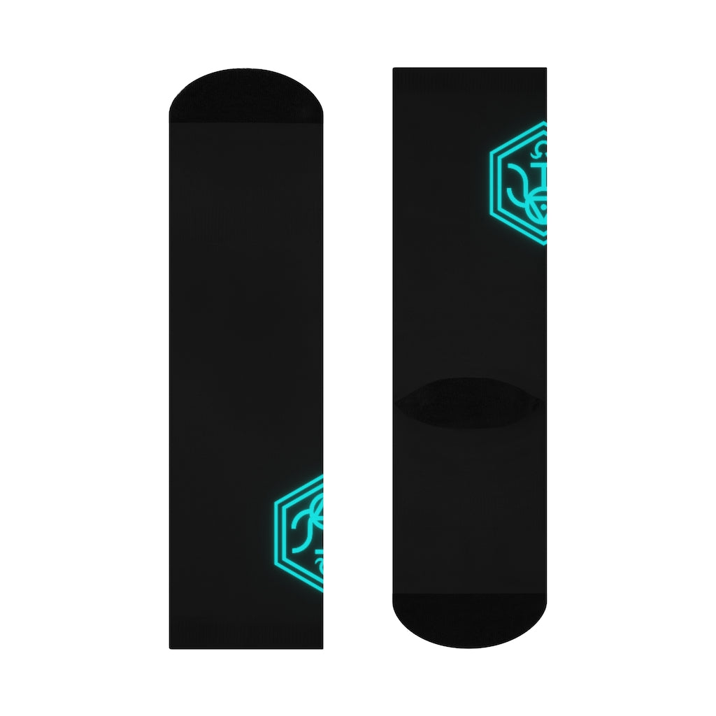 WRWC Everyday Glow Aura ~ 2022 Mid-Calf Socks - Who R We Collective