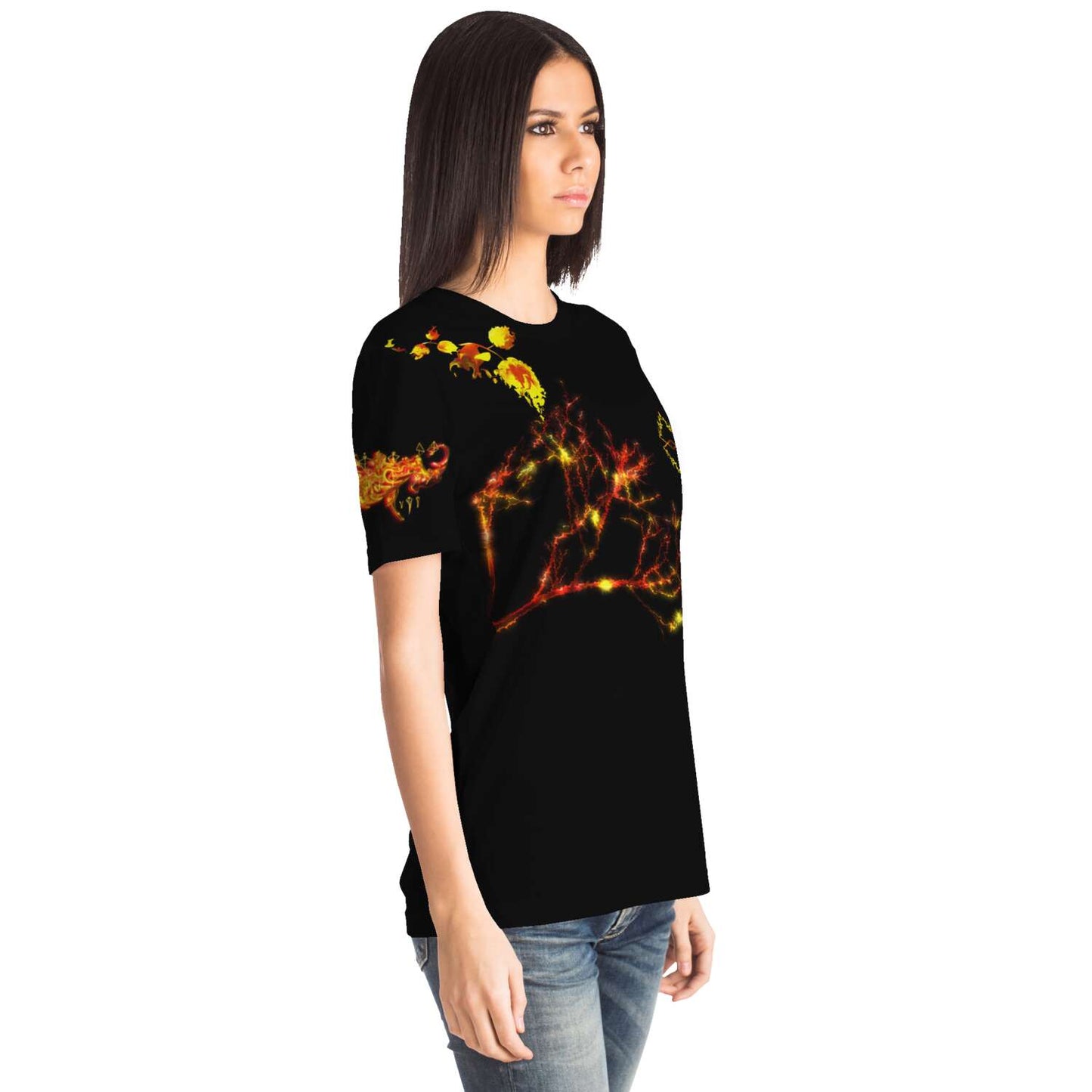 Taiga-Zoku (Prototype Line) "Amber Forest Midnight" T Shirt - Who R We Collective
