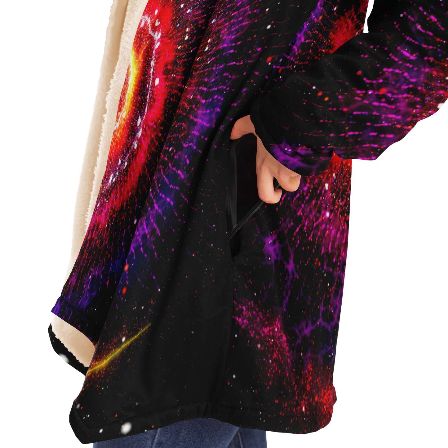 Inferno Vortex Sherpa Hoodie - Who R We Collective